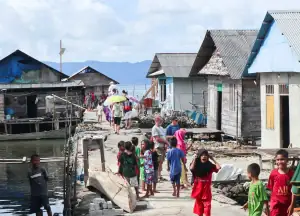 Strolling around Obi Village