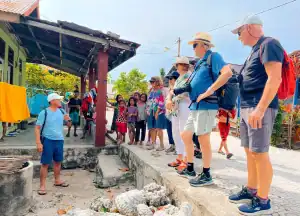 Visiting the village near Guraici