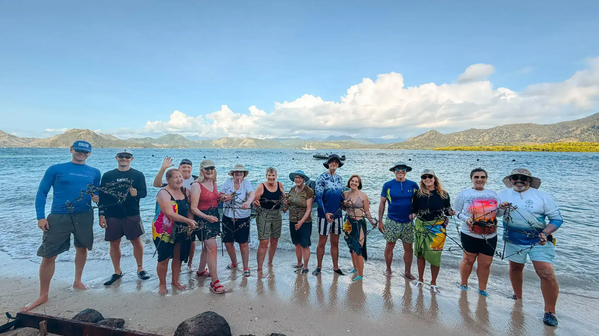 SeaTrek guests joining the Coral Restoration Project